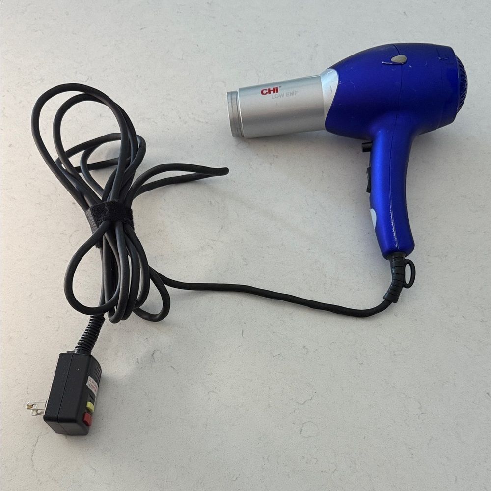 Chi Chi London Blue and‎ Silver Hair Dryer